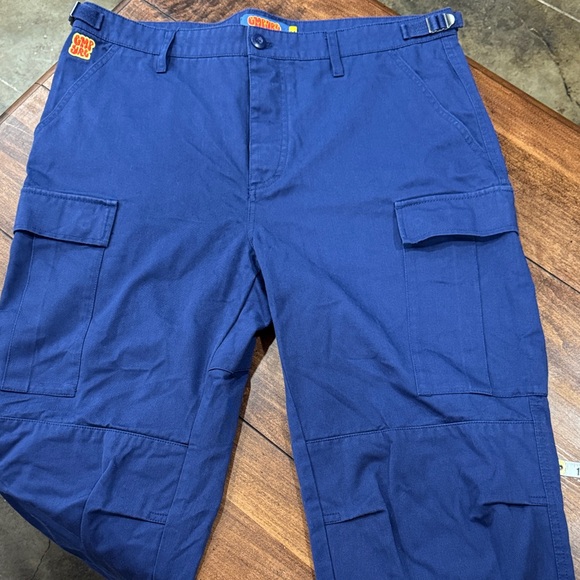 Empyre Men's Blue Cargo Pants - Picture 1 of 12